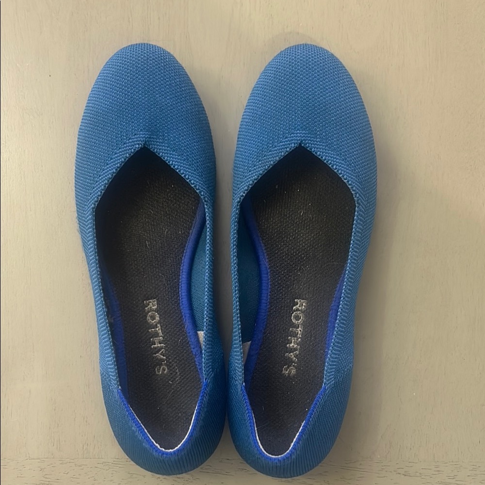 Rothy's Vibrant Blue Loafers